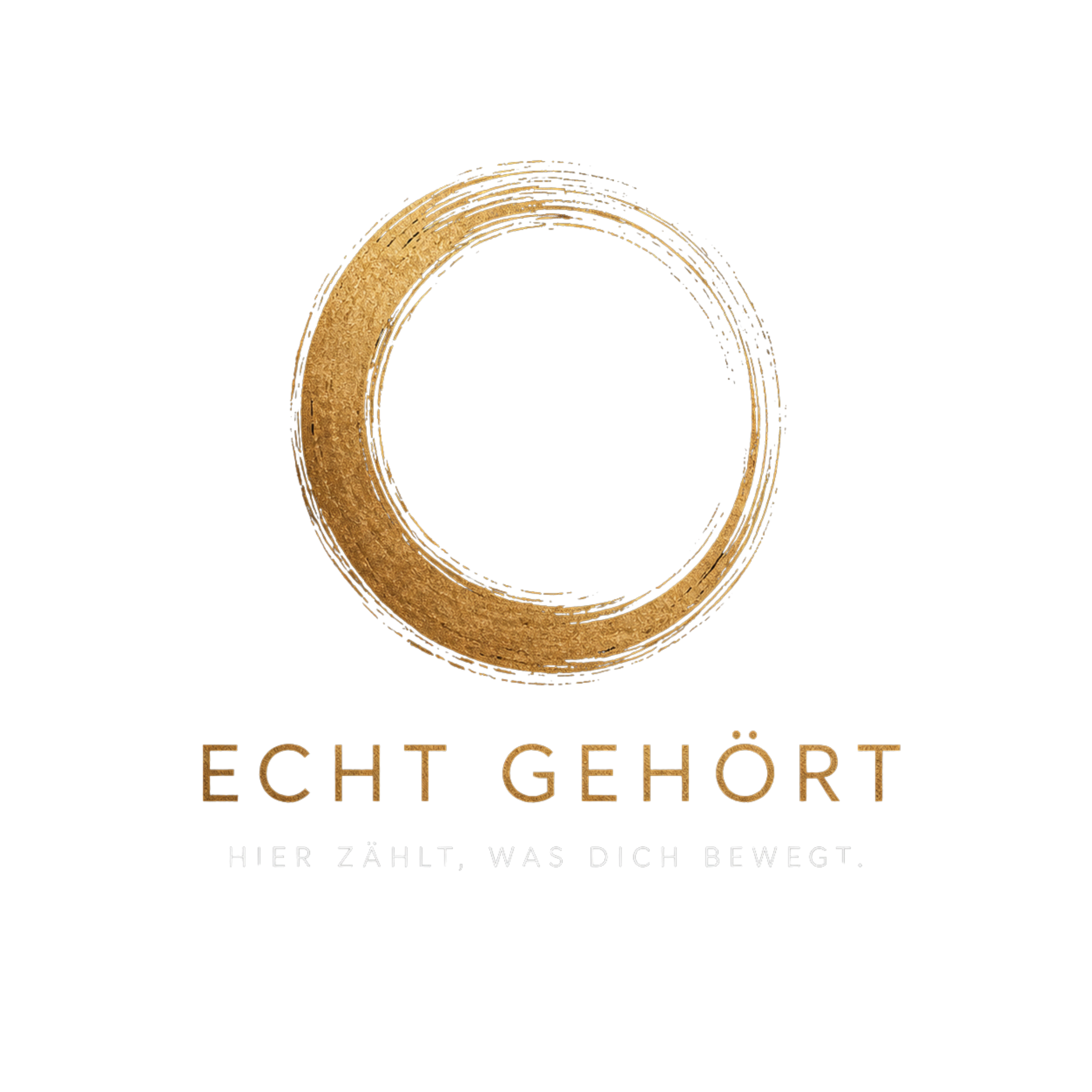 Echt Gehört Logo mit Slogan